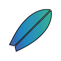 logo planche-surf-magnet